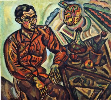 Portrait of V Nubiola Dadaism Oil Paintings